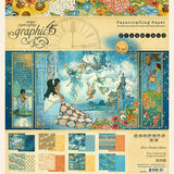 DREAMLAND by GRAPHiC 45  - 12x12 SOLIDs and BACKGROUNDS  Paper Pad, **