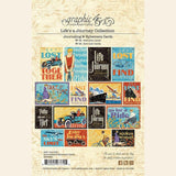 LIFE's a JOURNEY ACCESSORY ITEMs  by GRAPHiC 45  -   !! EPHEMeRA Pack, DiE CUTs, CHIPBOaRD
