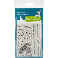 RAIN or SHINE STAMPs and DIEs Set   - BeFORE n AFTERs DIEs  Set  by Lawn Fawn - Cute Coordinates  LF1888