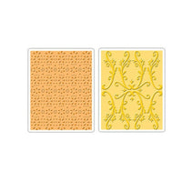 SiZZIX - COUNTRY COTTAGE SET - Lovely Embossing Folder Set  - A2 size- NeW NeW  657113
