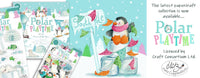 POLAR PLAYTIME by CRAFT CONSORTiUM -  New !!  12x12 Paper Pad - HOLIDAYs Papercrafts and SCRAPBOOKs - !!