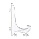CLEAR PLASTIC EASEL - Display Stand - 6 3/4"  Inches high - Folds to store flat !  6 3/4"