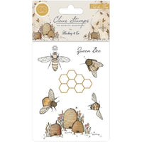 TELL The BEES by  Craft Consortium - ORIGINAL STAMP SET !!   STAMPS to match PAPeR  Collection  -   Fun to make cards ! In Stock
