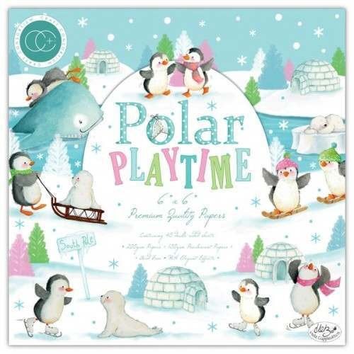 POLAR PLAYTIME by CRAFT CONSORTiUM -  New !!  6x6  Paper Pad - Sale !!