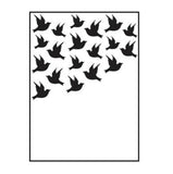 BIRD CORNER EMBOSSiNG FoLDER by DARICE -  A2 Size -  Brand New !!  Friends, Weddings, Funerals, Easter