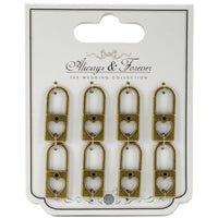 HEART PADLOCKS by  CRAFT CONSORTiUM - Always and Forever Collection -   Imported ! - All New !!