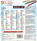 WATERCOLOR PENCILs by SARGENT ART #50 PACK- New !!  Pre-Sharpened Pencils - Can be Used Wet or Dry !