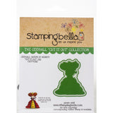 ODDBALL QUEEN of HEARTS Stamp and DIEs Set  by STAMPiNG BeLLA -  All New !!  2 stamps 1 Die and Magnetic mat