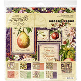 FRUIT & FLORA  by GRAPHIC 45 - PATTERNS & SOLIDs Pad Only   - MOTHERs DaY ~ Bridal Shower, Mother's Birthday