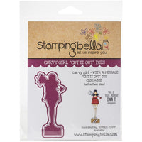 CURVY GIRL On Her SOAPBOX with a MESSaGE - Set  by STAMPiNG BeLLA - Stamps and Dies Set !   OPRaH WiNFREY !!