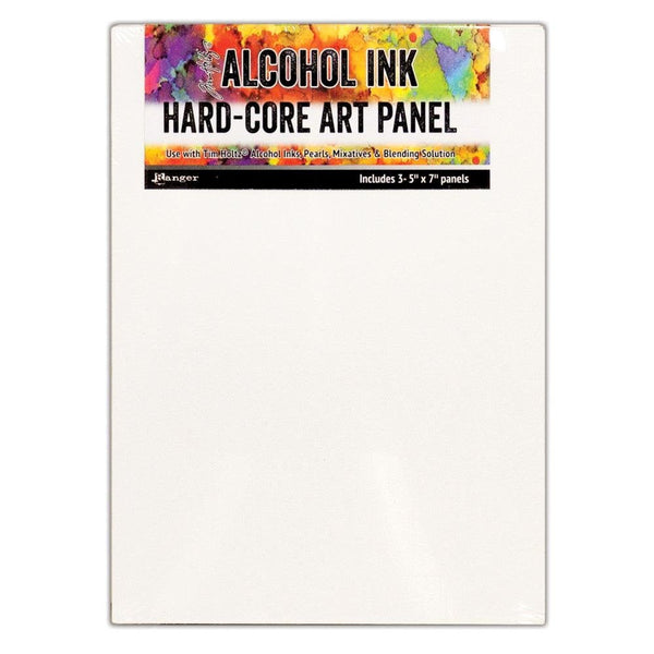 Tim Holtz RANGER ALCOHOL Ink HARD CoRE PANeL -  Pkg of 3 panels - 5x7" -  Ranger / Tim Holtz / Dina Wakely / Dyan Reavely New !