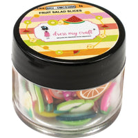 FRUIT SLICEs - SHAKER CARDs FILLERS -  In a Jar !  Dress My Craft Embellishments -  Fun to make Shaker cards !