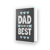 DIAMOND DOTZ - DAD Youre The Best - Fathers Day or Dads Birthday Card -   All New !!