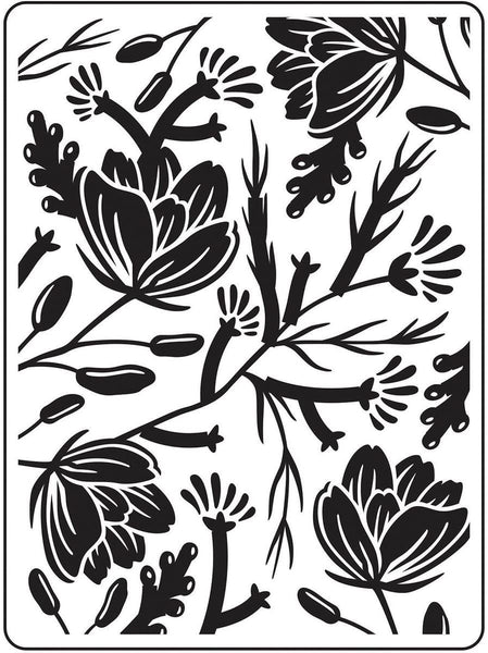 FLOWER POD Background   by Darice - EMBOSsING FoLDeR - A2   Very Beautiful for Card Making NEW !!
