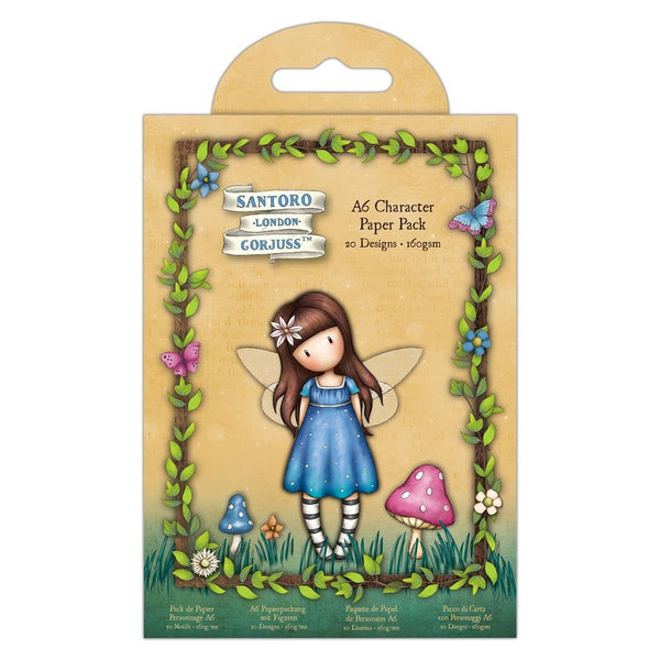 GORJUSS FAIRIE FOLKs  CHARACTER Pack  A6- Ephemera Cards of Characters  20 per pack - New !! 2020