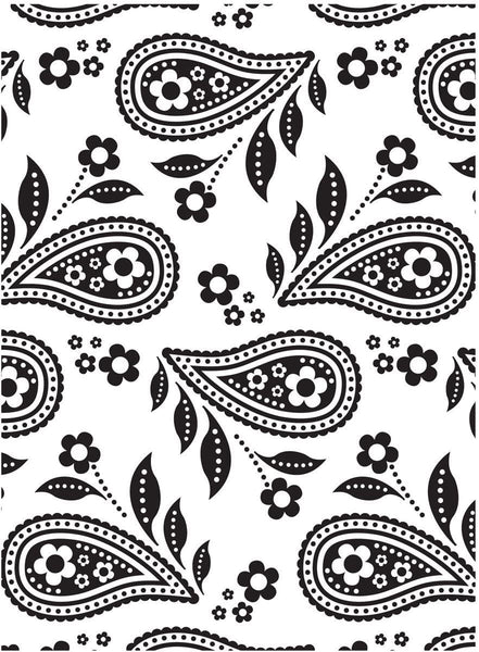 PAISLEY BACKGROUND-  DARiCE- EMBOSsING FoLDeR - A2  New !  Very Beautiful for Card Making  1218-30