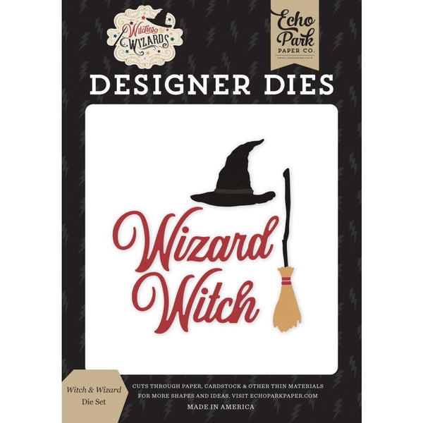 WITCHES & WIZARDS by Echo Park -STAMPS and DIEs -  Choose Option -  Harry Potter Theme !!  New - Kids Scrapbooking !