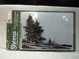 WINTER TREES - from  "Sheena FESTIVE " collection - EMBOSSiNG fOLDER 5X7 - Rare & RETIReD !!