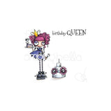 ODDBALL BIRTHDAY QUEEN  Stamp and DIEs Set  by STAMPiNG BeLLA -  All New !! 3 stamps EB694
