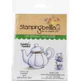 ODDBALL DOORMOUSE TEAPOT  STAMPs -Set by STAMPiNG BeLLA - Alice in WOnderland Series - EB833