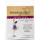 CURVY GIRL with BALANCE !  Stamp Set  by STAMPiNG BeLLA -  All New !! 2 STAMPs  EB770 - Good Balance !!