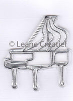 LEAN CREATiF'- PIANO STAMP & KEYBOARDs EMBOSSiNG FoLDER Set -  IMPORTeD !!  New !!
