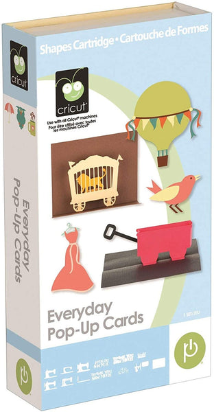 EVERYDAY POPUP CARDs - CRICUT Cartridge -    New and Sealed - Last One !  Hard to Find !!