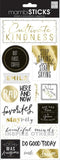 MAMBI KINDNESS STICKERS - " Let Your Faith " by Mambi   -   Sheet of Beautiful Foiled Stickers !!