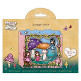 GORJUSS DECOUPAGE CARD Kit !!  New !!  from Santoro of London - Gorjuss Girls - New ! Makes a 3 D Box Card !