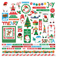 Photoplay It's A Wonderful Christmas Stickers 12X12-Elements