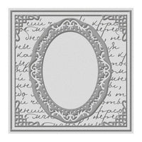 ORNATE MIRROR - ULTIMATE CRAFTs -  6x6 Embossing Folder -  Retired and Rare !!