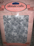 WATERCOLOR BLOOMS by ULTiMATE CRAFTs Embossing Folder 5x7  - Rare Item !! IMPORTeD ULT157774