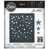 FALLING STARS by TiM HOLTZ for   Sizzix - THiNLITS Set  -   CHRISTMaS  2020 !! #664732   NeW !!