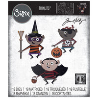 TRICK or TREATERs  by Tim HOLTZ THINLITs DIEs  from SIZZiX  # TH664751  - HALLOWEEN   2020   - New !!