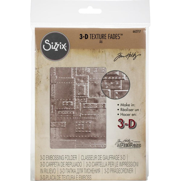 FOUNDRY 3D EMBoSSING FoLDER  by TIM HOLTZ - Sizzix 662717