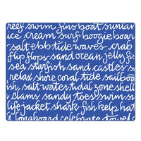 OCEAN WORDS  - SIZZiX by SHARoN SoWELL-  a2 EMBOSsING FoLDeR - Beach, Ocean, Sea -  Make Cards and Gifts