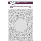 WINTER WREATH - CHRISTMAS WREATH  - 3-D  Embossing Folder by CREATiVE EXPRESSIONs - NEW !!  CHRiSTMAS CARDs EF3D-033