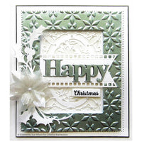DIAMOND POINSETTIAs - 3-D  Embossing Folder by CREATiVE EXPRESSIONs - NEW !!  CHRiSTMAS CARDs EF3D-031