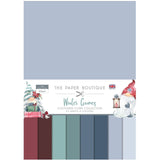WINTER GNOMES SOLIDs   by Paper Boutique - CHRISTMAS GNOMEs -COLORs 36 SHEETs - NeW !!   PB1401