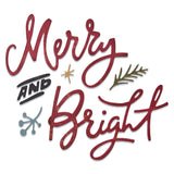 MERRY & BRIGHT by TIM HoLTZ Set by  Sizzix - THiNLITS Set  - CHRiSTMAS 2020 !! #664739 - New !