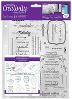BIRTHDAY VERSES - 39 SENTIMENTs  STAMPs by CREATiVITY ESSENTiALS -   Great for Cards and Stationery !  dce907126