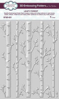 LEAFY FOREST  - 3-D  Embossing Folder by CREATiVE EXPRESSIONs - NEW !!   #EF3D021- GREETiNG CARDs