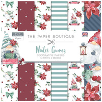 WINTER GNOMES by Paper Boutique - CHRISTMAS GNOMEs -6X6  PAPeR Pad -36 SHEETs - NeW !!   PB1414