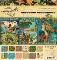 TROPICAL TRAVELOGUE  by GRAPHIC 45 -  DCE COLLECTiON    12x12 Deluxe  Set  - Brand New -