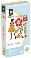 FOREVER YOUNG - CRICUT Cartridge - New in Box - Retired and Rare - Fashion Theme - Shoes, Hats, Purses Die Cutting