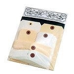 TAGS from CRAFTERs COMPANION - ASSoRTMENT !!  VALUe PaCK - REINFoRCED -  White and Manila - Use for Stamping and crafts - NEW !!