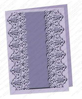 Cuttlebug - SCALLOPED EDGES - FOLDER - 5" x 7"  A2 EMBoSSING-  - NeW in Pkg.- Retired and Rare !
