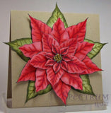 POINSETTIA - PAINT FUSION  SHeeNA DOUGLAsS - Christmas Collection  - NeW in pkg - RETiRED and RaRE !!