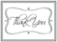 THANK YOU in a FANCY FRAMe - EMBOSsING FoLDeR - A2 by Darice - Retired and Rare !!