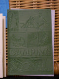 CAMPING OUT EMBOSSINg Folder -by Darice - CAMPeRS - SUMMeR VACATiON CampOut- RETIRED !!